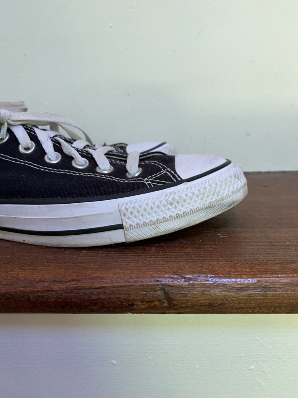 Converse Black and White Low-Top All Star Canvas Sneakers - Picture 3 of 9